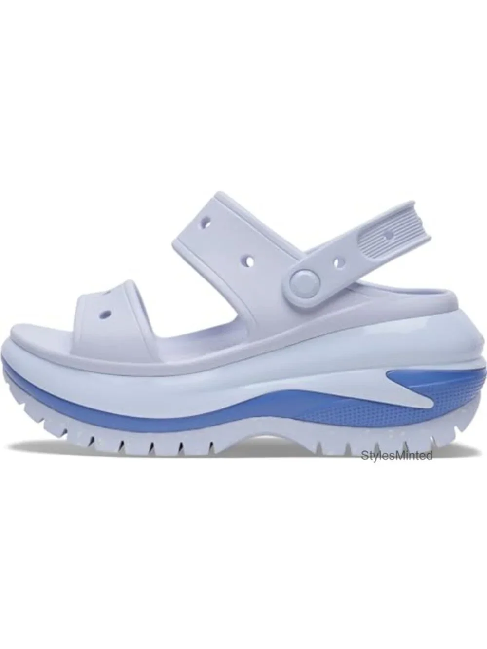 Crocs Classic Mega Crush Platform Wedge Sandals - EVA Unisex Slip-On